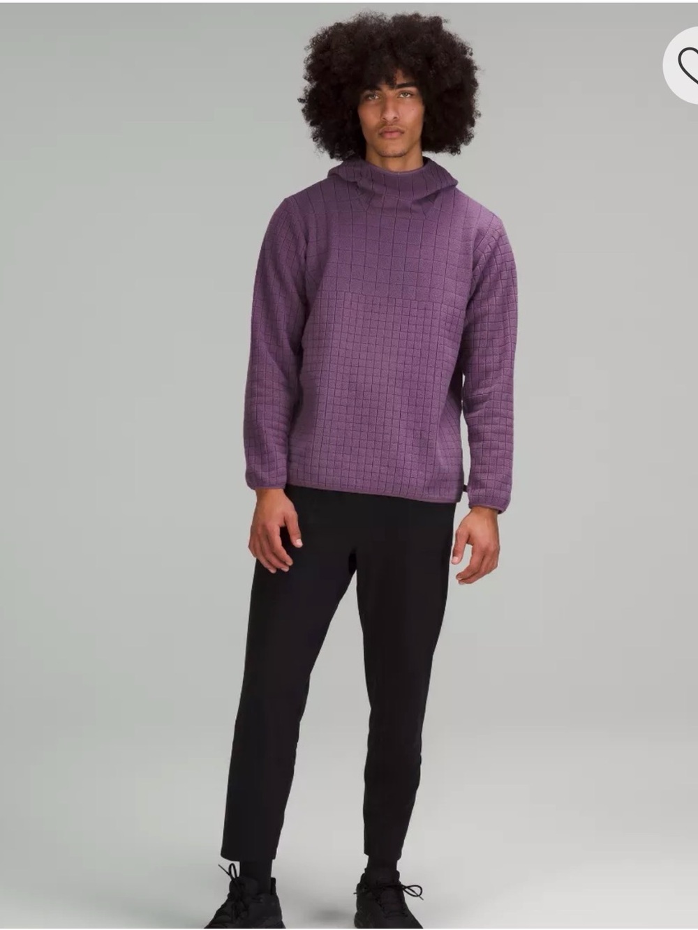lululemon lab Textured-Grid Fleece Hoodie